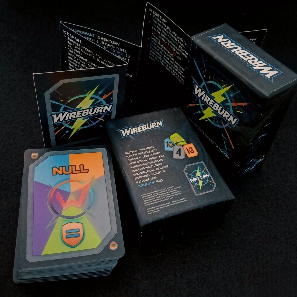 Wireburn deck and cards